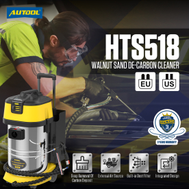 AUTOOL HTS518 Ipari dióhéjas szívócsatorna-tisztító berendezés
