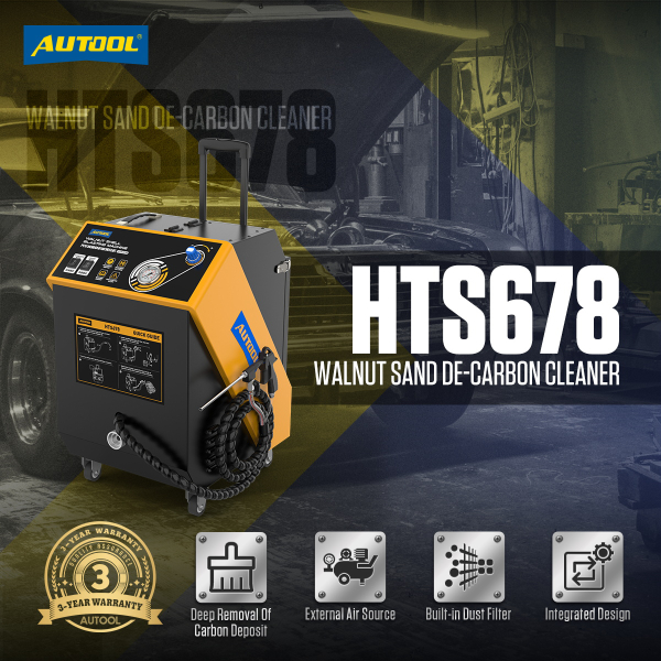 AUTOOL HTS678 Nagyteljesítményű dióhéjas szívócsatorna-tisztító berendezés